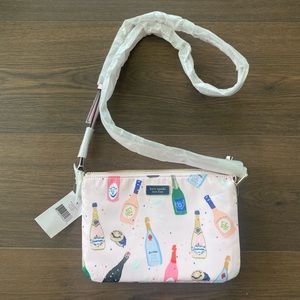 Kate Spade New York DAWN CHAMPAGNE TRIPLE GUSSET CROSSBODY